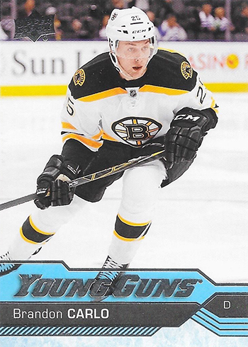 16-17 UD YG 482 Brandon Carlo