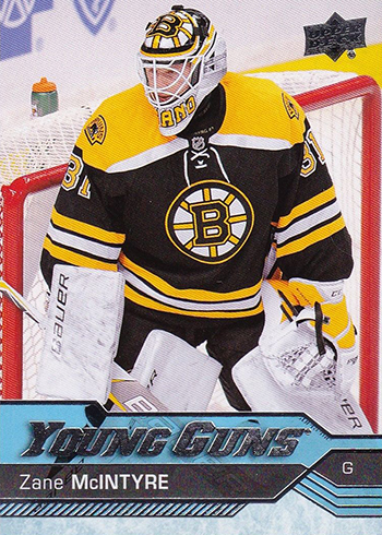 16-17 UD YG 496 Zane McIntyre