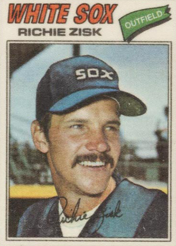 Ralph Garr Playing For The White Sox, 1976 - Baseball - Sticker