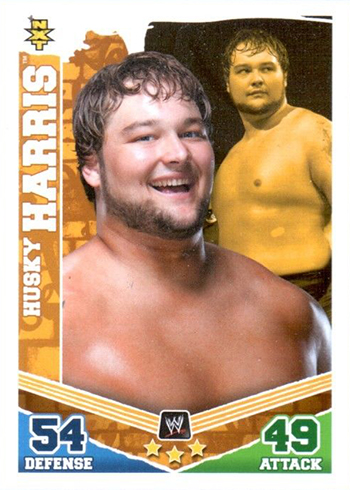 2010 Topps Slam Attax Mayhem WWE Husky Harris