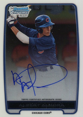 2012 Bowman Chrome Draft Autograph Albert Almora