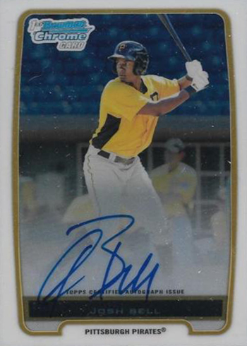 2012 Bowman Chrome Josh Bell Autograph