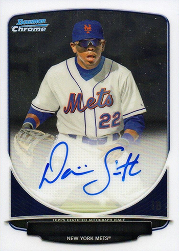 2013 Bowman Chrome Draft Dominic Smith Autograph