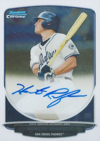 2013 Bowman Chrome Draft Hunter Renfroe Autograph