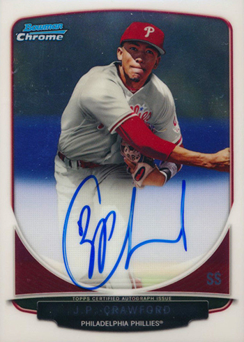 2013 Bowman Chrome Draft JP Crawford Autograph