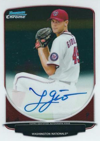 2013 Bowman Chrome Lucas Giolito Autograph