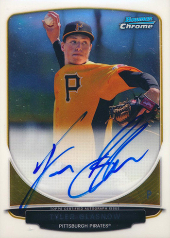 2013 Bowman Chrome Tyler Glasnow Autograph