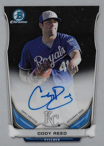 2014 Bowman Chrome Cody Reed Autograph