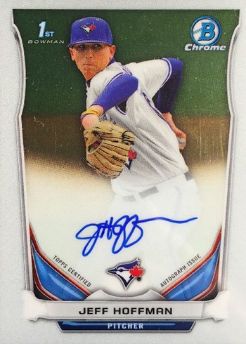 2014 Bowman Chrome Draft Jeff HoffmanAutograph