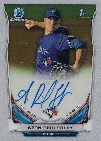 2014 Bowman Chrome Draft Sean Reid-Foley Autograph