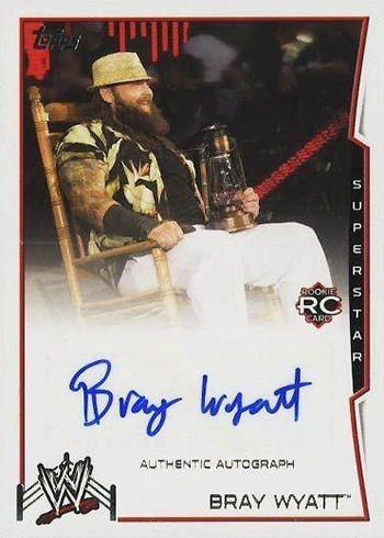 2014 Topps WWE Autographs Bray Wyatt