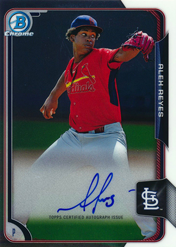 2015 Bowman Chrome Alex Reyes Autograph