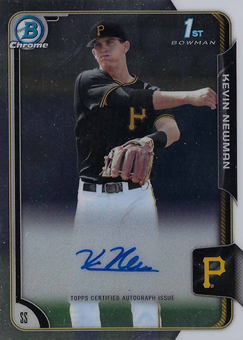 2015 Bowman Chrome Draft Kevin Newman Autograph