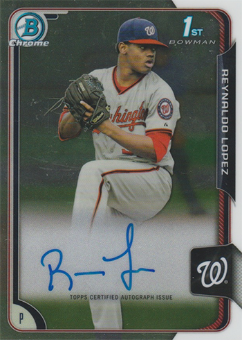 2015 Bowman Chrome Reynaldo Lopez Autograph