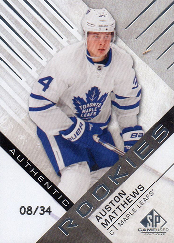 AUSTON MATTHEWS Rookie card RC2015 USA Team Hockey Toronto Maple