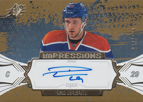 2016-17 SPx Hockey Impressions Autographs Leon Draisaitl