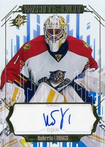 2016-17 SPx Hockey White Out Autograph Roberto Luongo