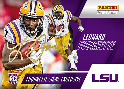 2016 Panini Instant LF1 Leonard Fournette Autograph Purple