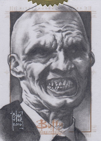 2017 Buffy the Vampire Slayer Ultimate Collectors Set 2 Sketch Card Francois Chartier