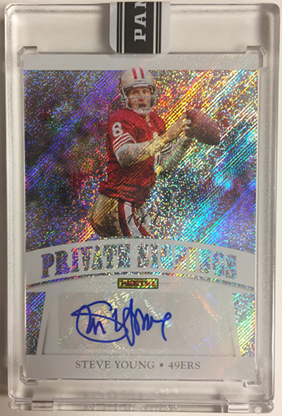 2017 Panini Super Bowl Private Signings Steve Young Autograph 1-1
