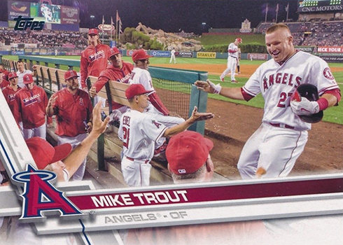 Los Angeles Angels / Complete 2017 Topps Series 1 & 2 Baseball