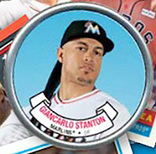 2017 Topps Archives Topps Coins Giancarlo Stanton