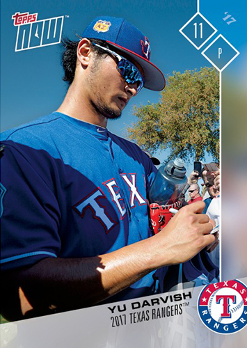 2017 Topps Now Road to Opening Day Yu Darvish