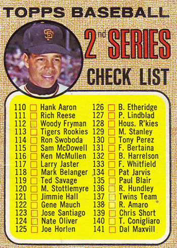  1968 Topps # 205 Juan Marichal San Francisco Giants