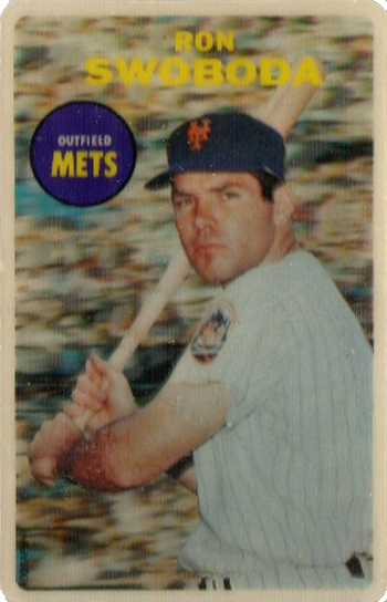 1968 Topps 3-D Baseball Ron Swoboda