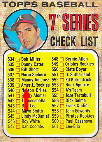 Lot of (7) 1968 Topps Baseball Cards with #275 Tim McCarver, #85
