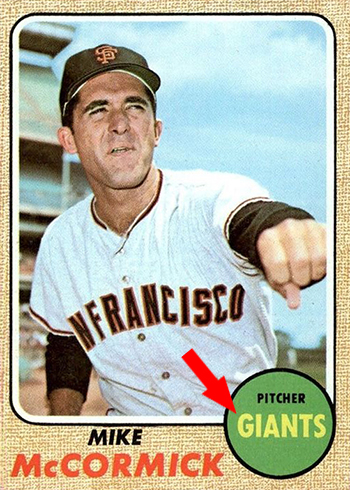 1968 Topps #235 Ron Santo [#a] (Cubs)