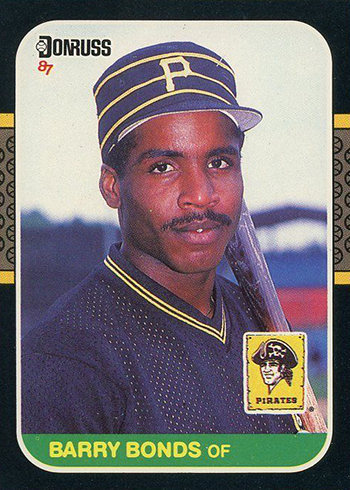 1987 Donruss Barry Bonds RC