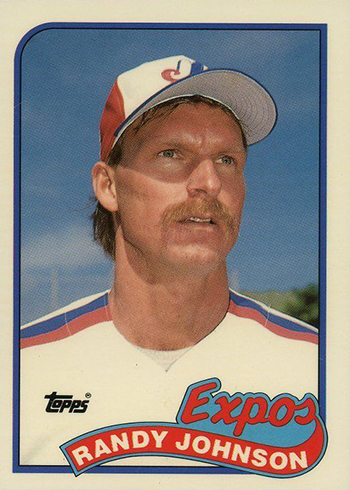 1989 Topps Tiffany Randy Johnson