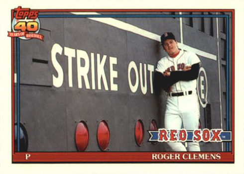 1991 Topps Tiffany Roger Clemens