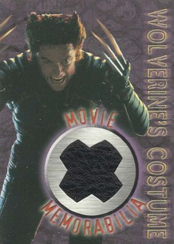 2000 Topps X-Men Movie Memorabilia Wolverines Costume