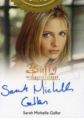 2015 Rittenhouse Buffy the Vampire Slayer Ultimate Collectors Set Sarah Michell Gellar Autograph Full Bleed