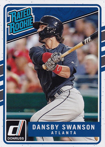 2017 Donruss Baseball Base Rated Rookie Dansby Swanson