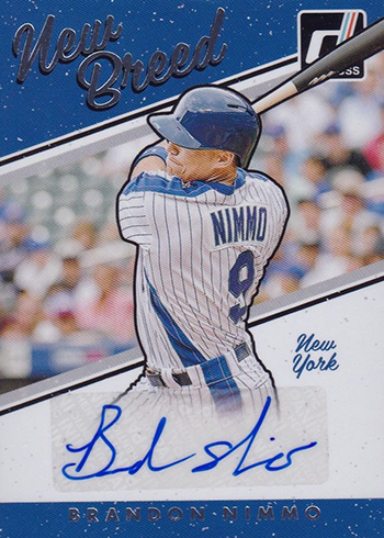 2017 Donruss Diamond Collection Memorabilia #DCBN Brandon Nimmo