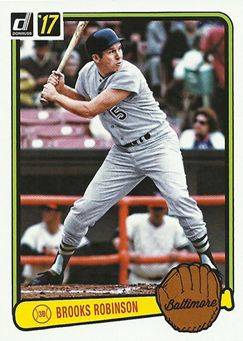 2017 Donruss Baseball Retro 1983 Brooks Robinson
