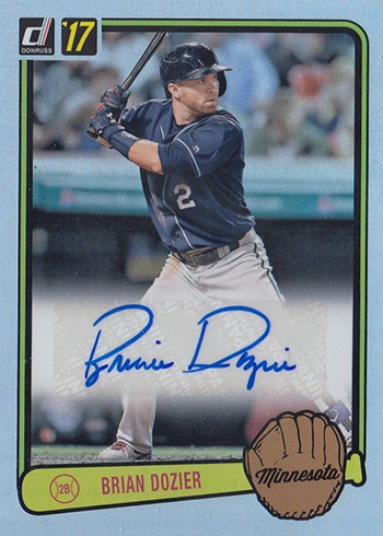 2017 Donruss Baseball Retro Signatures Brian Dozier