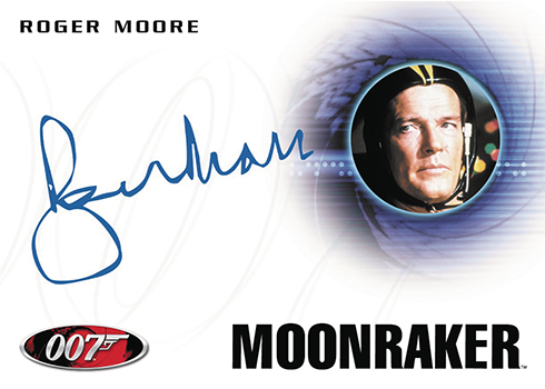 2017 Rittenhouse James Bond Archives Autographs Roger Moore