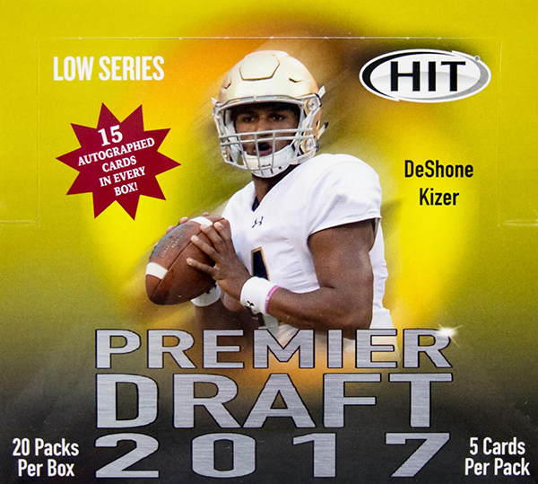 2018 SAGE Hit Premier Draft Football Checklist, Low and High