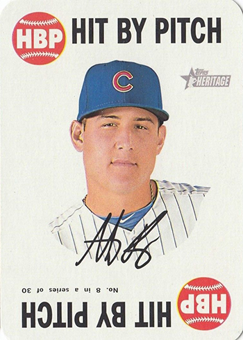 2017 TH Baseball 1968 Topps Game Anthony Rizzo