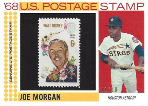 2017 TH Baseball 1968 US Postage Stamp Joe Morgan