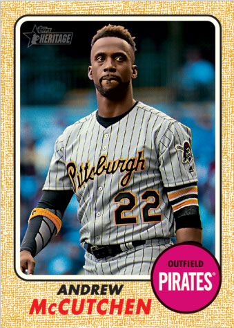 ANDREW McCUTCHEN 2019 TOPPS HERITAGE BASEBALL #702 SP