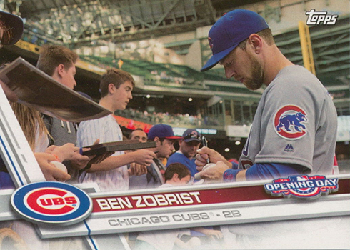 2017 TOD Stadium Signatures 8 Ben Zobrist