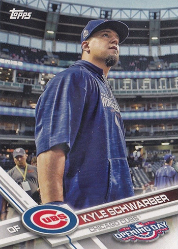 2017 Topps Opening Day Variations 150 Kyle Schwarber