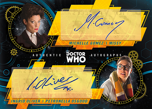 2017 Topps Doctor Who Signature Series Dual Autograph