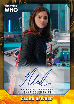 2017 Topps Doctor Who Signature Series Jenna Coleman Autograph feature