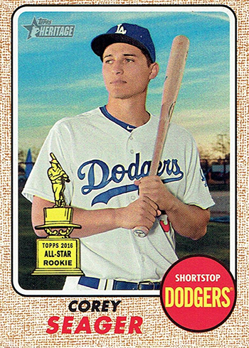 2017 Topps Heritage 440 Corey Seager Front